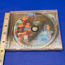 TARZAN PS1 PLAYSTATION SONY 1999 BLACK LABEL