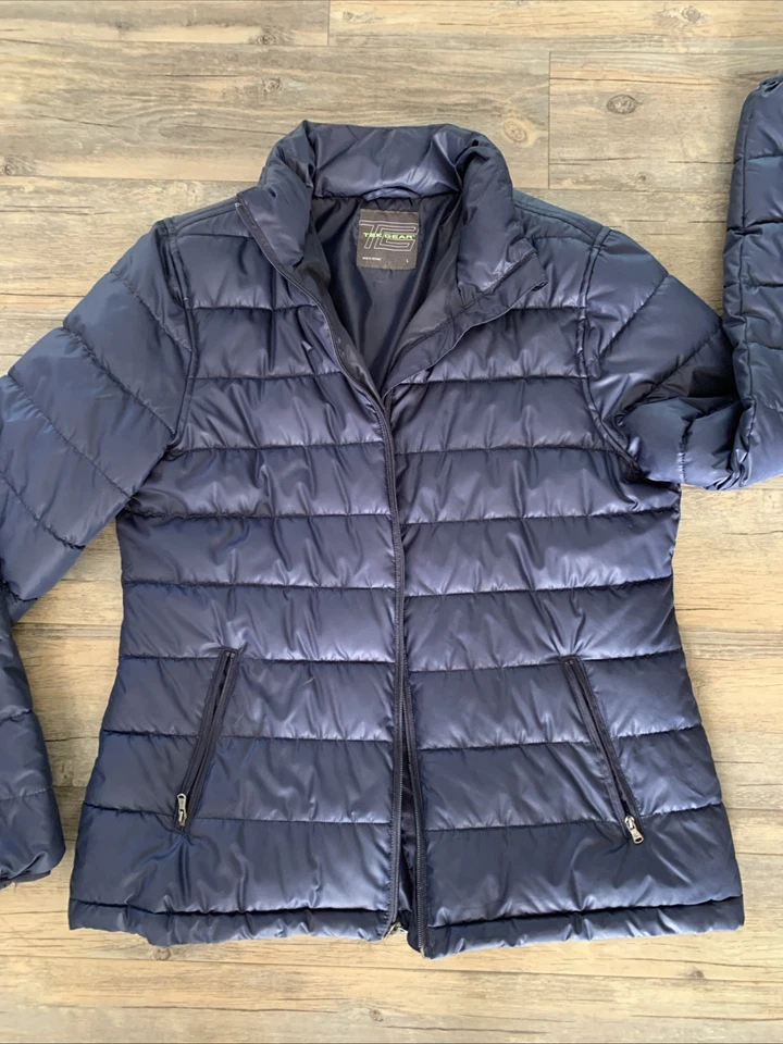 Chaqueta acolchada grande azul TEK GEAR para hombre nueva Foto 2 de 4