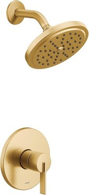 NEW CONDITION MOEN UT2262EPBG Cia 1 Handle Shower Trim Kit in Brushed Gold