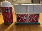 Vintage Fisher-Price Play Family Farm Barn Silo Figures Fencing 915