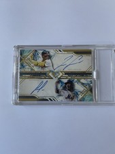 2025 Topps Diamond Iconic Dual Auto Ronald Acuña Jr. Luisangel Acuña #/15