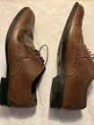 Stacy Adams Men Wingtip Oxford Dress Shoes Brown Leather Size 10 M Brogue Lace — photo 7