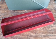 Vtg 17” Toolbox Metal Tray Tote Socket Insert ~ Craftsman Proto Snap on Tool Box