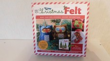Christmas Felt Ornaments  Decorations Stockings Kit Handmade Holiday Book