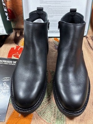 Mephisto Means Boots, Murray, Black, Size 10, *Slightly Used; Worn Once*