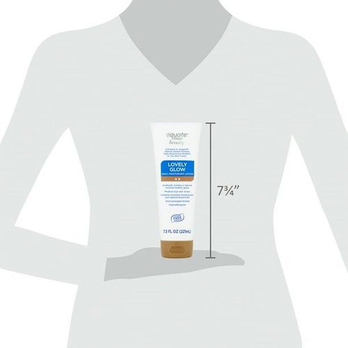Equate Lovely Glow tägliche Feuchtigkeitscreme Lotion, 7,5 fl. Oz. - Bild 7 von 7