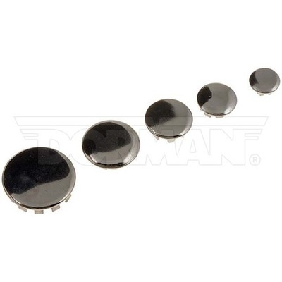 Dorman 02412 Universal Chrome Plug Button Assortment, 3/8 ,1/2 ,5/8 ,3/4 ,1 In.