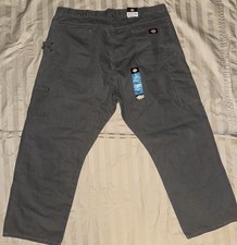 New Adult Mens Dickies Gray Work Painting Roofing Carpenter Utility Pants 44x30
