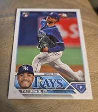Taj Bradley - 2023 Topps Update #US55 - Tampa Bay Rays Baseball Card