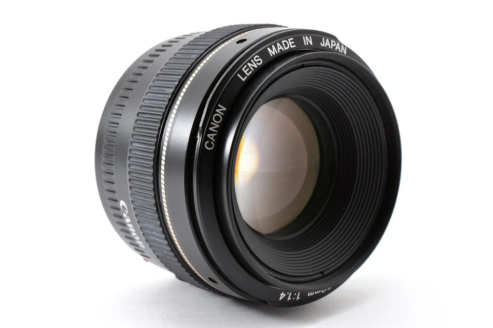 Objectif Canon EF 50mm F/1.4 USM avec capot ES-71 II capuchons JAPON [MINT... - Photo 4/4