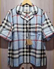 Burberry Check Silk Pyjama Shirt (Colour: Pal...