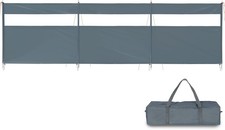 REDCAMP Wind Breaker Camping Heavy Duty Outdoor Privacy Caravan Top Window Grey