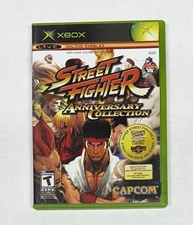 Street Fighter Anniversary Collection (Microsoft Xbox, 2005) Complete Tested