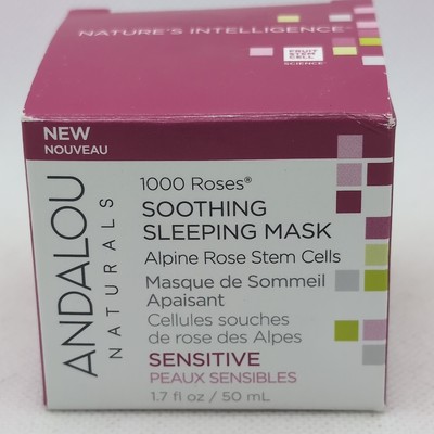 Andalou 1000 Roses Sensitive Soothing Sleeping Mask Sensitive 1.7 Oz