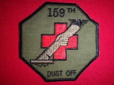 US 159th Medical Detachment DUSTOFF Vietnam War Subdued Patch