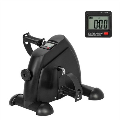 Black Portable Mini Cycle Bike Foot Pedal Exercise Machine Arm Leg Recovery