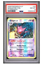 Pokemon 2008 Gengar 18/100 Reverse Holo Rare Stormfront PSA 8 NEW CERT LOW POP on eBay