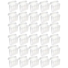 Thirty EBC Battery AA AAA Clear Plastic Battery Storage Case Holder Box USA Ship
