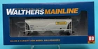 Walthers 910-7567 39' Trinity 3281 2 Bay Covered Hopper Blue Circle Cement HO