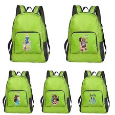 Printed Rucksack Bag Light Weight Foldable School Office Travel Mother's Gift