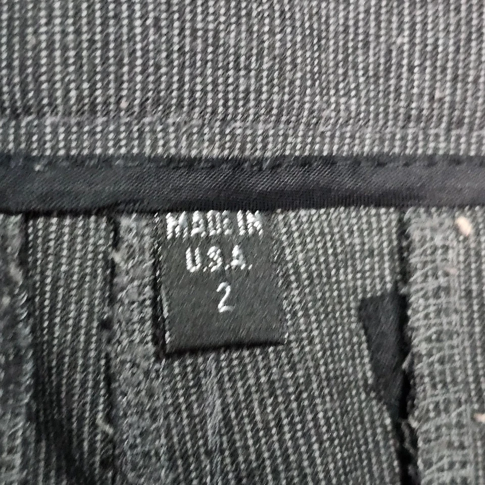 Pantalones Y2K Bebe Para Mujer Gris Talla 2 Elastizados Corte Bota Sexy Moderno Sofisticado Foto 3 de 4