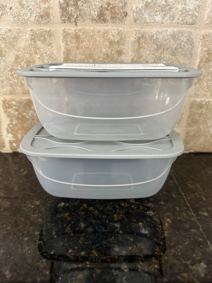 Nuevos contenedores de corte y tienda de chef mimados con tapas 100677 lote de 2 Foto 2 de 4