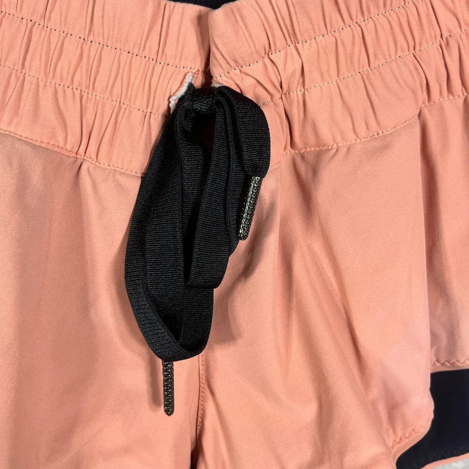 Pantalones Cortos Lululemon Water Surf Para Mujer 2 Ciruela Melocotón Azul Naval Reversible Gimnasio Correr Foto 2 de 4