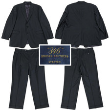 Brooks Brother 2 Piece Suit 50R 42x31, Stretc...