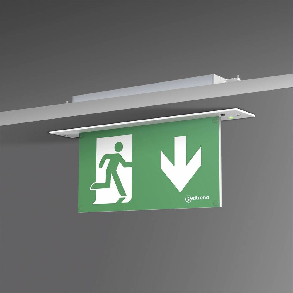 Éclairage d'issue de secours Beltrona MEXM82506 balisage LED pour ERP et bureaux