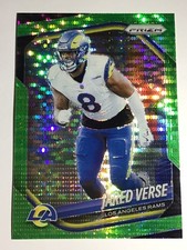 2025 Panini PRIZM - Green Wave Prizm - Jared Verse  - #30 - Los Angeles Rams