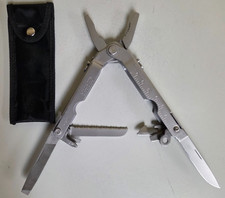 Extra Vintage Gerber Multi Tool Bluntnose MP600 Multiplier Patent w/ Sheath