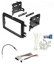 Double DIN Car Stereo Radio Kit, Wire Harness, Antenna Adapter, and Install