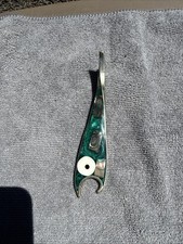 Vintage Alpaca Silver Abalone Mother of Pearl...