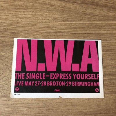MUSIC11 ZEITSCHRIFTENWERBUNG 5X8 N.W.A SINGLE EXPRESS YOURSELF