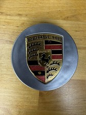 4 Porsche Silver Center Caps Concave 76mm Royal Crest 992 Cayenne 911 Carrera 4 Porsche Silver Center Caps Concave 76mm Royal Crest 992 Cayenne 911 Carrera