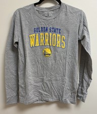 Fanatics Golden State Warriors NBA Long-Sleeve Shirt Youth XL Gray