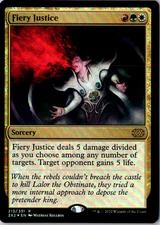 Fiery Justice R Double Masters 2022 212 FOIL Near Mint