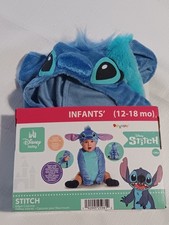 Disney Infant Stitch Baby Halloween Costume Size 12-18 Months