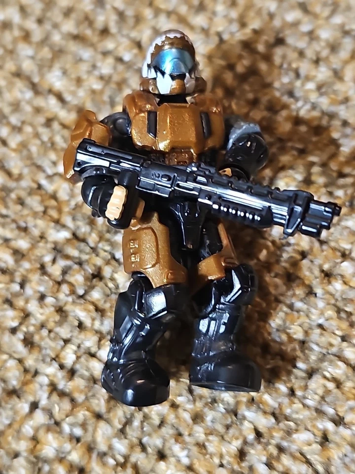 MINI FIGURAS HALO MEGA BLOKS COBRE TIBURÓN PADPRINT ODST SERIE METÁLICA Lote de 4 Foto 4 de 4