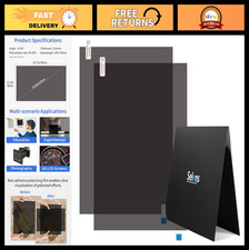 2PCS Polarized Film Sheets 15.8x11.9in for Light Experiments Display Repair