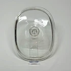 Pyrex Replacement Clear Glass Lid DC-1.5-C Ribbed Oval 1.5 qt Corning Ware