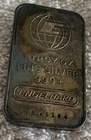 Engelhard 1 oz Silver Bar 999 Fine Vintage Globe Logo Stamped Serial FB 45194