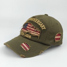 Baseball Cap United States 250th Anniversary Hat Suitable for Multiple Occasion