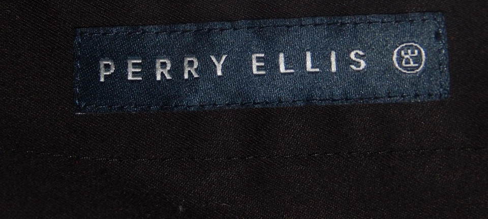 Perry Ellis Black Dress Shirt Mens 3XLT Non Iron Button Up Business Formal VGC - Image 3 of 4