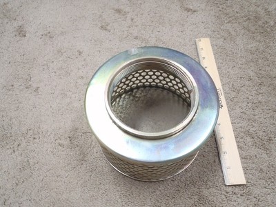 4'' Steel Round Hole Strainer Basket WITCHES HAT  Trash Pump Suction Hose