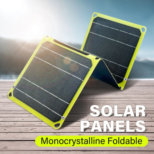 80W Tragbares Solarpanel USB Port Akku Ladegerät für Camping Wandern Wohnmobil Auto Boot - Bild 2 von 16