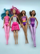 Lotto 4 Barbie originali MATTEL del 2015 -per Pezzi di ricambio.