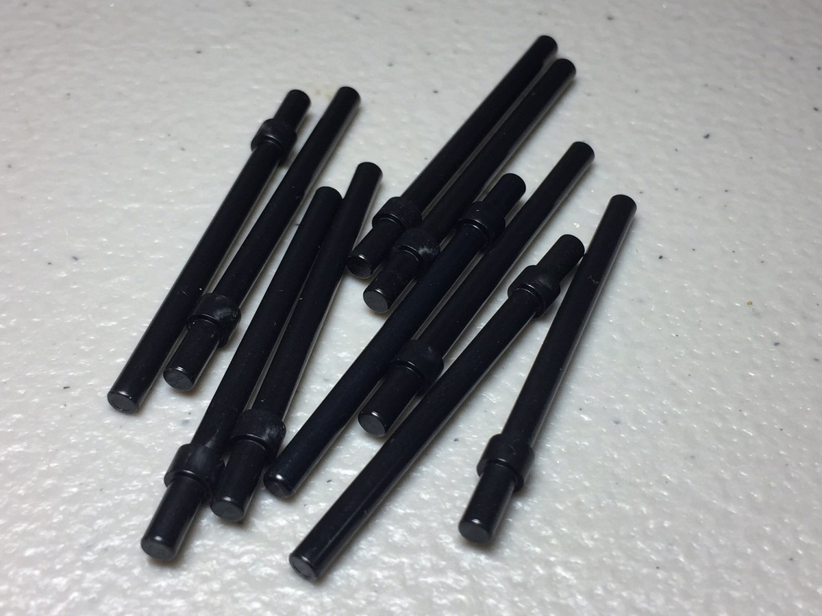 black Apple 本体＋ディティールアップパーツSET New Black LEGO Bar 6L with Stop Ring Poles Antennas 63965