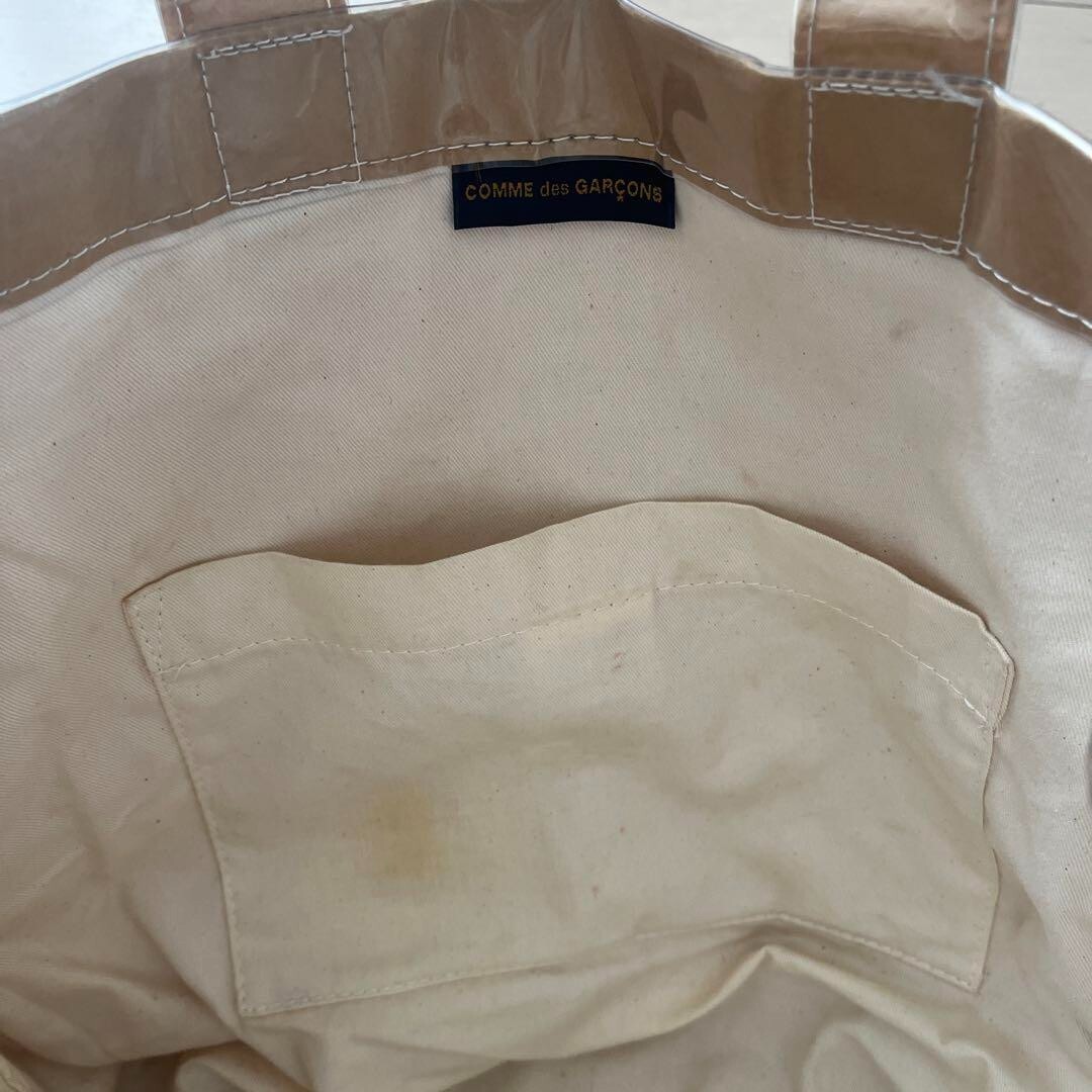 COMME des GARCONS PVC Tote Bag Beige Women | eBay