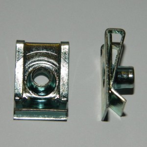 5 Stk. metrische Schnappmuttern M6 Stahl verz. Befestigungsklammer Blechmutter 